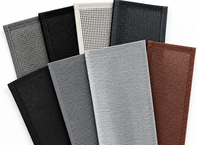 Pool fence mesh color samples
