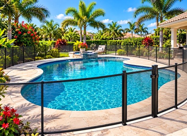 Freeform backyard pool